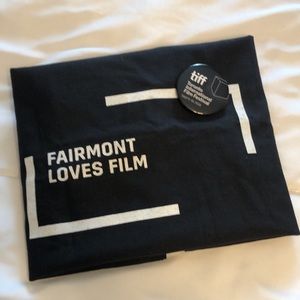 Toronto film festival tote bag and vintage pin